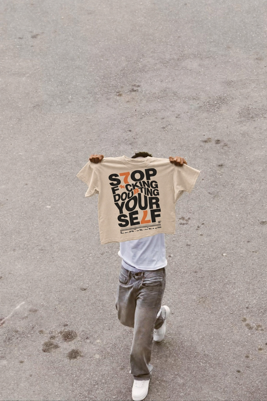 S7OP F*cking Dou8ting Yourse7f T-Shirt