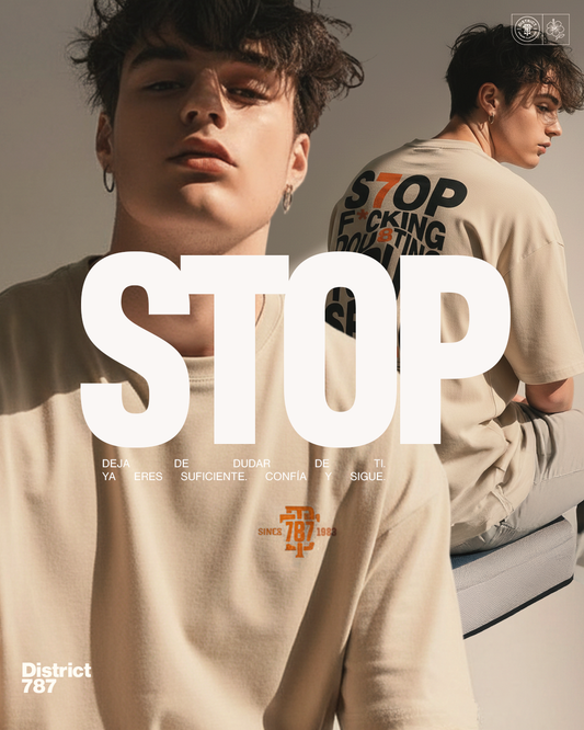 S7OP F*cking Dou8ting Yourse7f T-Shirt