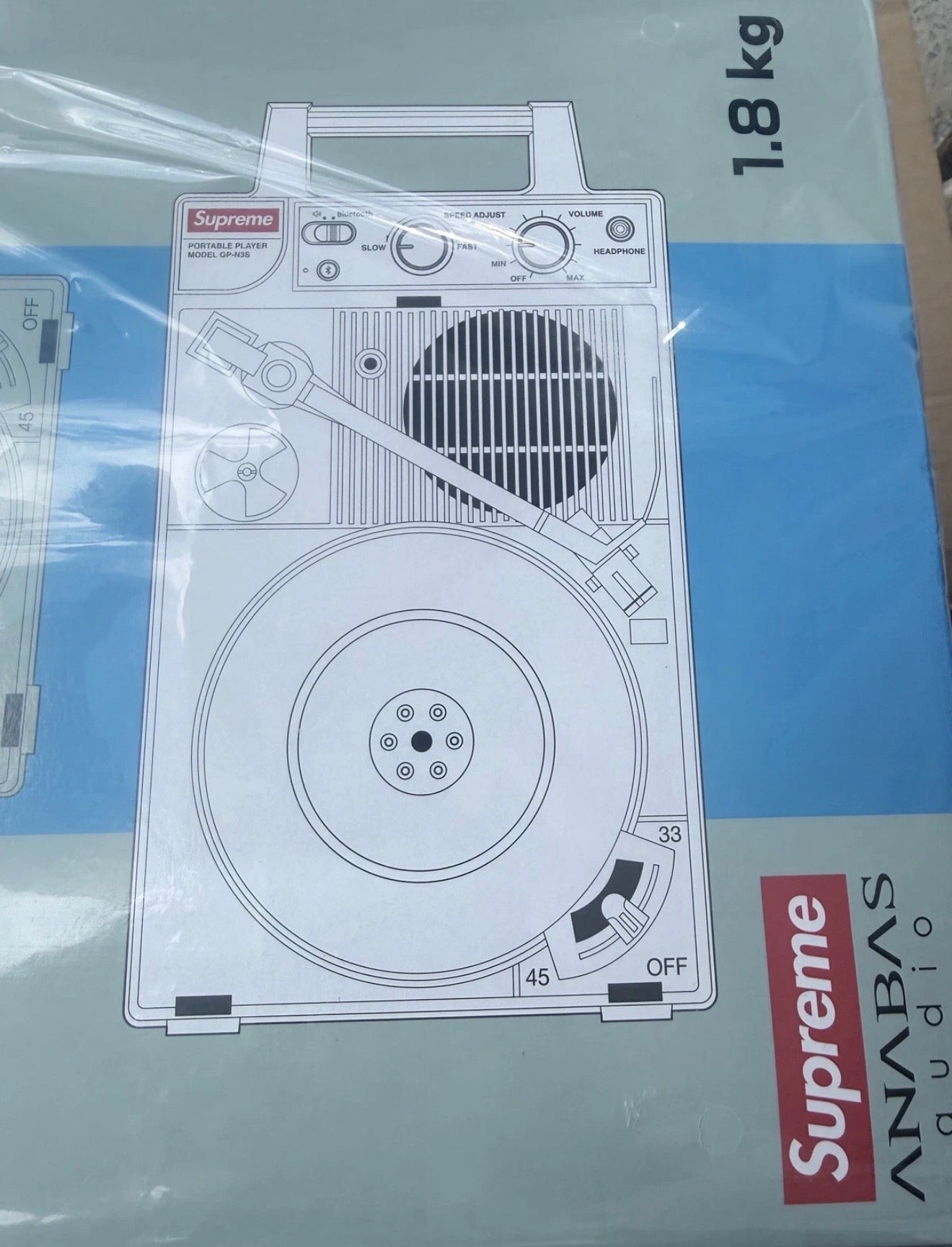 SUPREME ANABAS GP-N3S PORTABLE RECORD PLAYER – District 787 Urban